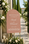 Willkommensschild Hochzeit Bogen Terrakotta | Elya