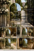 Miroir de Bienvenue Mariage Personnalisé | Collection Signature Maison Elya