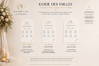 Plan de table mariage arche blanc signature | Brittany