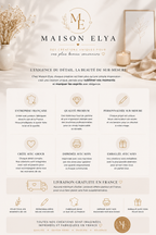 Ensemble panneau de bienvenue & plan de table mariage