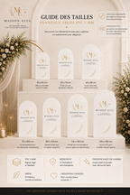 Panneau bienvenue mariage arche vert | Brittany