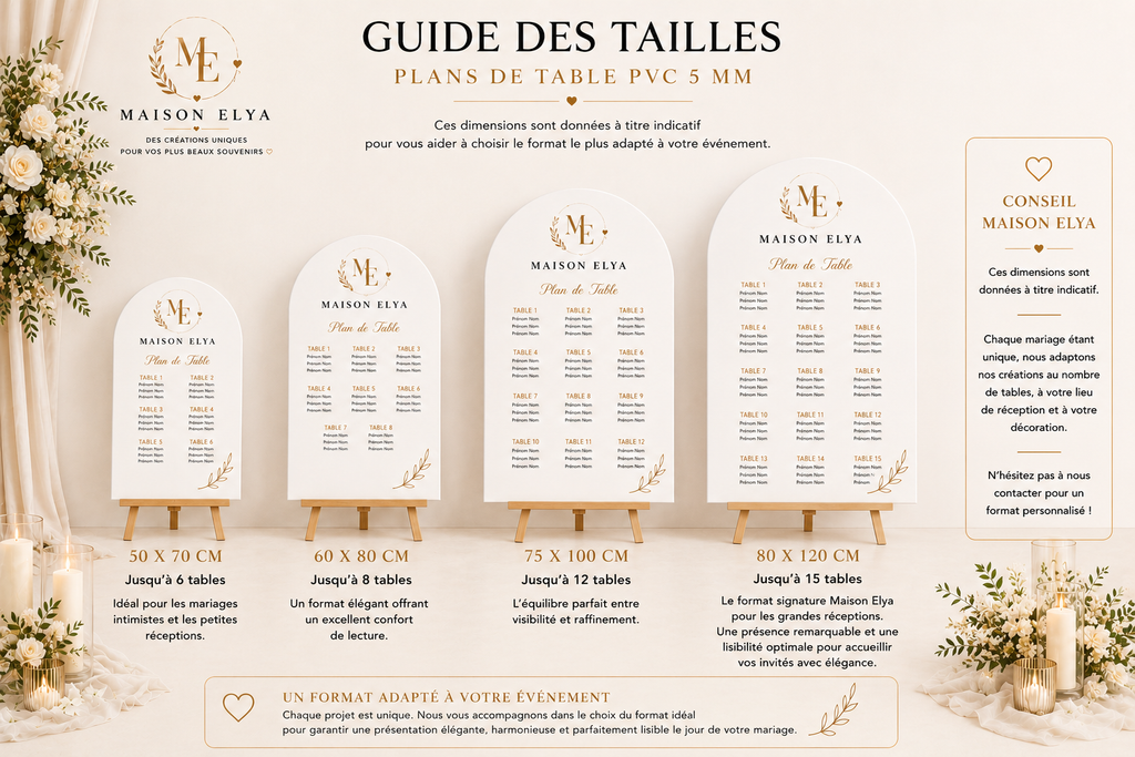 Plan de table mariage arche beige | Brittany